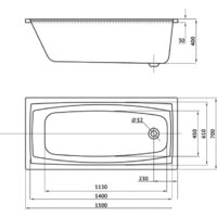 Berges Wasserhaus Feya 150x75 050010 Image #2