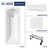 Lauter Amelia 180х80 21204080 (с ножками, лицевым и торцевым экраном) Image #2