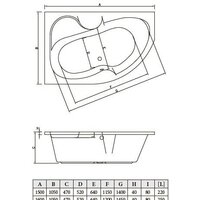 Bonito Home Atria 150x105L (с ножками) Image #3