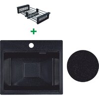 Marblan Comfort 48 (черный, с сифоном и колландером) Image #1