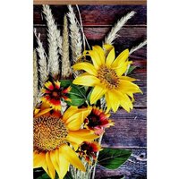 ТеплоМакс Домашний очаг (подсолнухи)