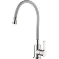 БелЭворс Со смесителем и дозатором Styl L + L74004-9 + L405-1 (серый/сатин) Image #3