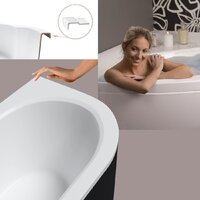 Lauter Bliss 170х75 L 21201071L (с ножками и лицевым черным экраном) Image #6