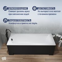 Lauter Amelia 180х80 21204080 (с ножками, лицевым черным и торцевым экраном) Image #4