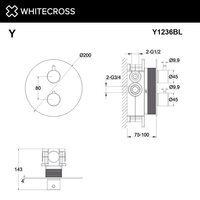 Whitecross Y Y1236BL (черный матовый) Image #3