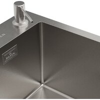 Roxen Simple 560220-50-V сатин/текстурная (с коландером и дозатором) Image #13