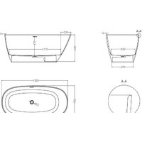 Salini Sofia 150x75 102518G (S-Sense, глянцевый) Image #7