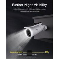 Baseus S1 Outdoor 2K Solar Security Camera Image #3