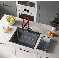 Roxen Simple 560220-60B PVD графит (с коландером и дозатором) Image #2