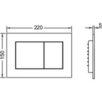 Grado GD-W203T + TECE Kit 9400413 (с кнопкой смыва) Image #9
