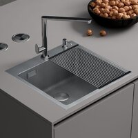 Roxen Snake 560220-45-S сатин/текстурная поверхность (с ролл-матом и дозатором)