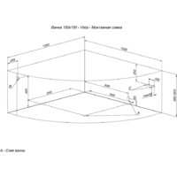 Aquanet Vista 150x150 (с каркасом) Image #11