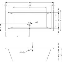 Riho Lusso 160x70 BT07005 (с ножками) Image #2