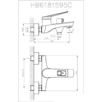 Haiba HB60595 (хром) Image #2
