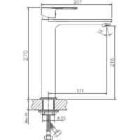 Haiba HB11505 (хром) Image #2