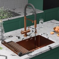 Roxen Uno 560210-54BR-GR бронза/текстурная PVD покрытие (с ролл-матом и дозатором) Image #3