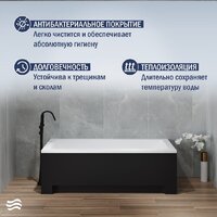 Lauter Estelle 160 21206060 (с ножками, черным подголовником) Image #6