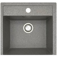 БелЭворс Rio + смеситель W74004-9 + дозатор L405-1 (серый/сатин) Image #2