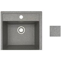 БелЭворс Rio + смеситель W74004-9 + дозатор L405-1 (серый/сатин) Image #7