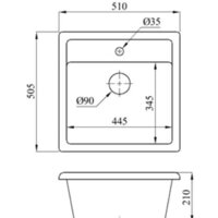 БелЭворс Rio + смеситель W74004-9 + дозатор L405-1 (серый/сатин) Image #10