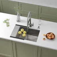 Roxen Uno 560210-54 под столешницу сатин/матовая поверхность (ролл-мат, дозатор, сифон)