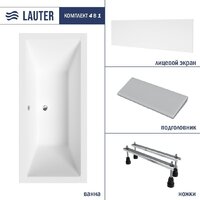 Lauter Oasis 180 21203080 (с ножками, серым подголовником и белым лиц.экраном) Image #2