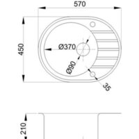 БелЭворс New Lux R + смеситель W74004-9 + дозатор L405-1 (серый/сатин) Image #10