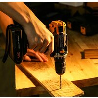 Deko DKCD20FU-Li SET 195 063-4135 (с 2-мя АКБ, кейс, набор оснастки) Image #7