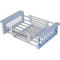 Saniteco 4848 + Spike F9S07011 (сатин, с сифоном, дозатором и коландером) Image #12