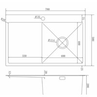Mixline Pro 551878 правый (сатин, с сифоном) Image #4