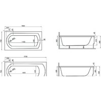 Polimat Classic 150x75 (c ножками) Image #3