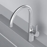 Saniteco 4848 + Spike F9S07000 (хром, с сифоном, дозатором и коландером) Image #15