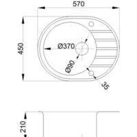 БелЭворс New Lux L + смеситель W74004-2 + дозатор L405F (черный) Image #9