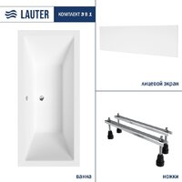 Lauter Oasis 190х90 21203090 (с ножками и лицевым черным экраном) Image #5