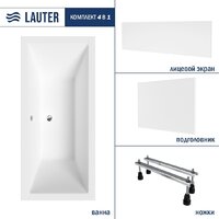 Lauter Oasis 190х90 21203090 (с ножками и лицевым черным экраном) Image #4