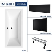 Lauter Oasis 190х90 21203090 (с ножками и лицевым черным экраном) Image #3