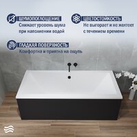 Lauter Oasis 190х90 21203090 (с ножками и лицевым черным экраном) Image #8