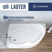 Lauter Geneva 170x105 2103170L (с ножками и сифоном 21Y11020 хром) Image #3