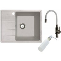 БелЭворс Mila R + смеситель W74004-3 + дозатор L405H (белый)