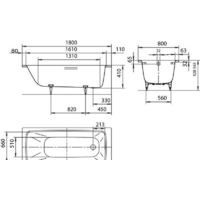 Kaldewei Cayono 180x80 751 Image #4