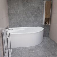 Lauter Geneva 170x105 2103170L (с ножками и сифоном 21Y32001 матовый черный) Image #9