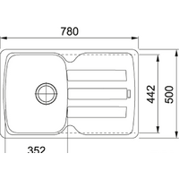 Franke Antea AZG 611-78 (бежевый) Image #2