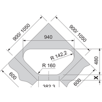 Franke Antea AZG 661-E (миндаль) Image #3