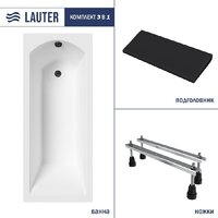 Lauter Amelia 180 21204080 (с ножками, черным подголовником) Image #1