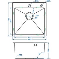 Avina HM4848 (нержавеющая сталь) Image #14