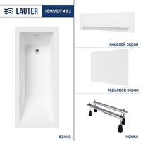 Lauter Estelle 180х80 21206080 (с ножками, лицевым и торцевым экраном) Image #2