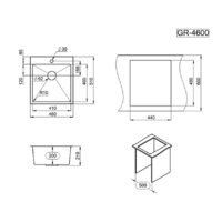 Granula GR-4600 (золото сатин) Image #3
