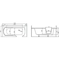 Polimat Avo 150x75 00483 (белый) Image #9