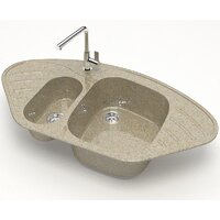 MARRBAXX Карельский камень модель 23/Q5 F023Q005 (песочный) Image #2