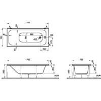 Vitra Optimum Neo 170x70 64530001000 Image #3